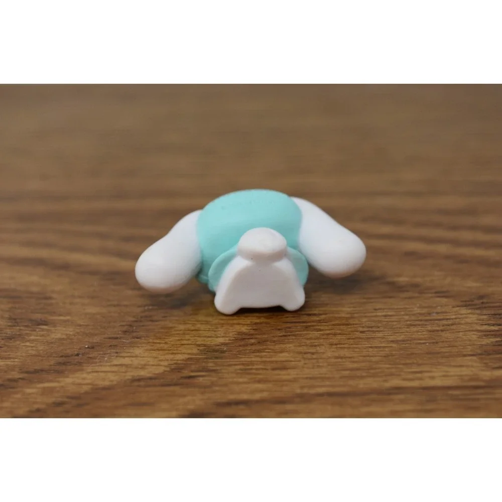 2023 Sanrio Cinnamoroll Mint Green Flower Outfit Mini Figure Kawaii Collectible
